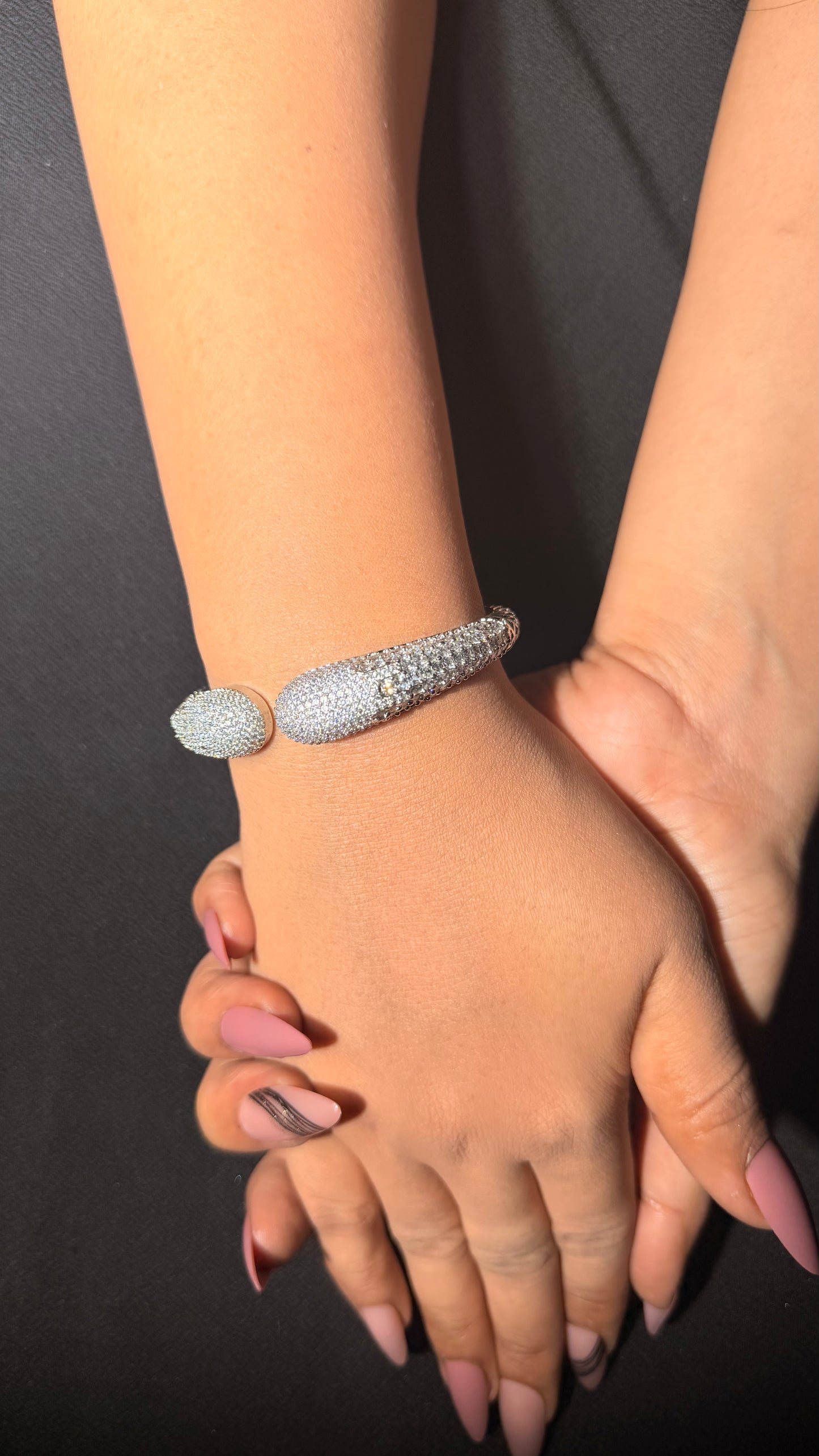 Twilight Silver Pavé Bracelet