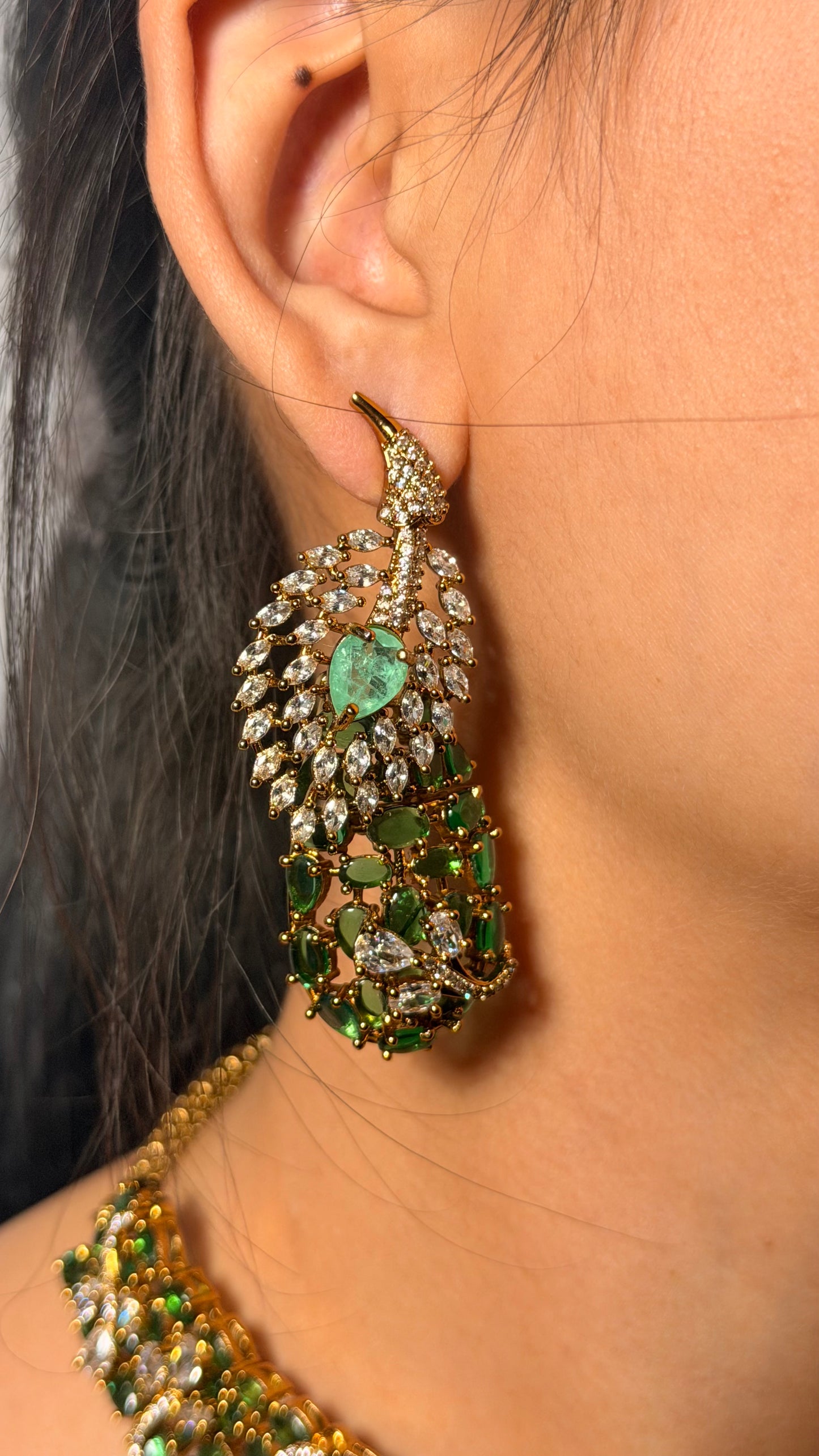 Emerald Morni Royale Choker Statement Necklace