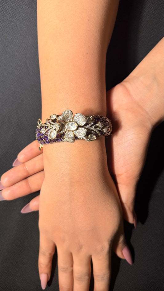 Victorian Amethyst Kundan Bracelet