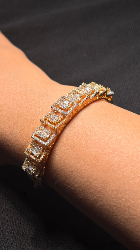 Diamond Gold Plated Bracelet