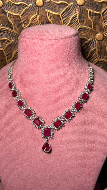 Ruby Rich Diamond Necklace