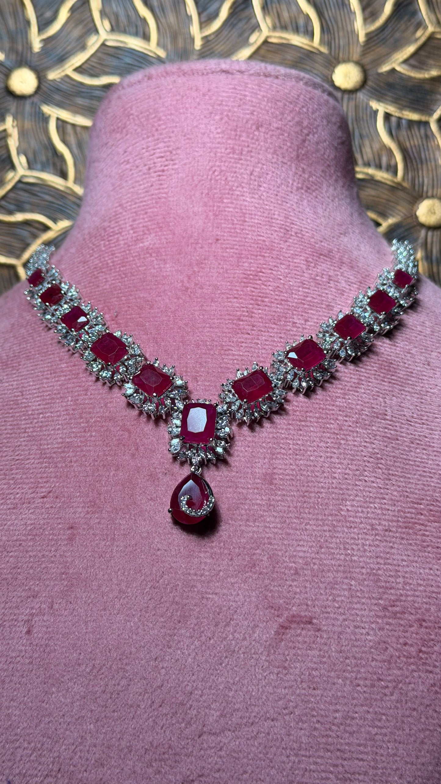 Ruby Rich Diamond Necklace