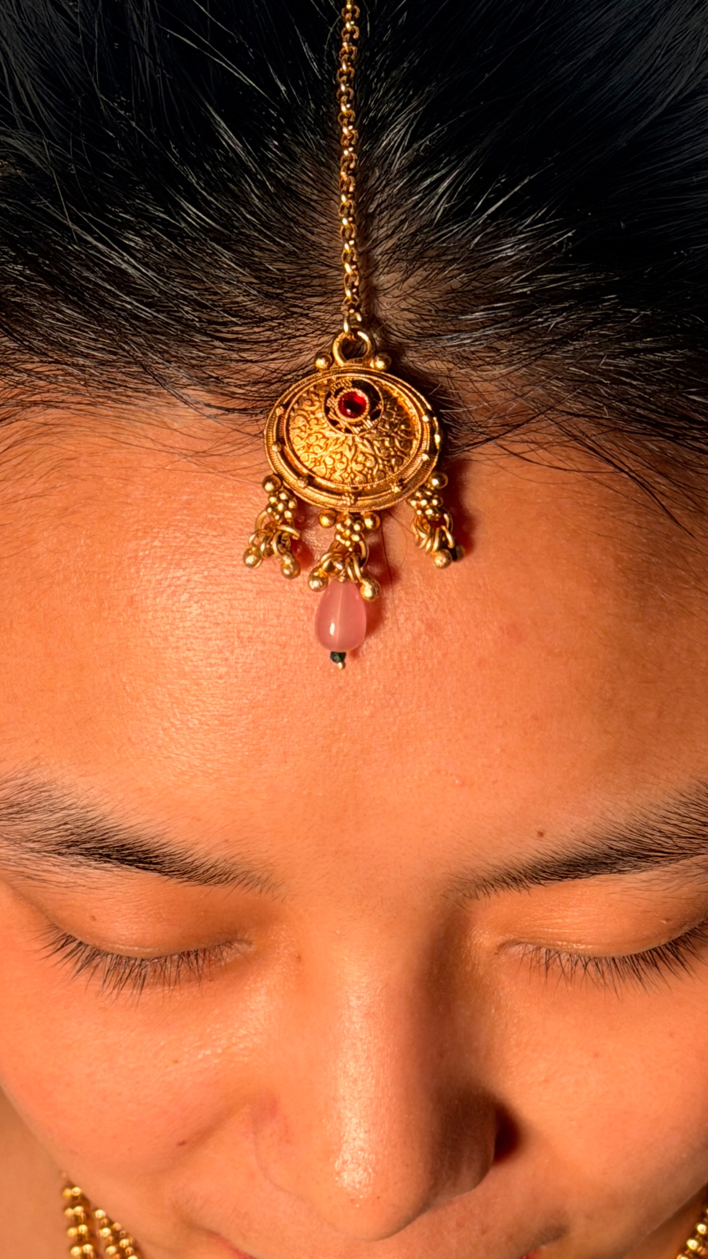 Rajwada Petals Long Necklace Set