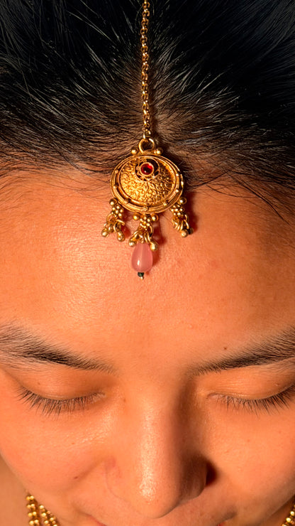 Rajwada Petals Long Necklace Set
