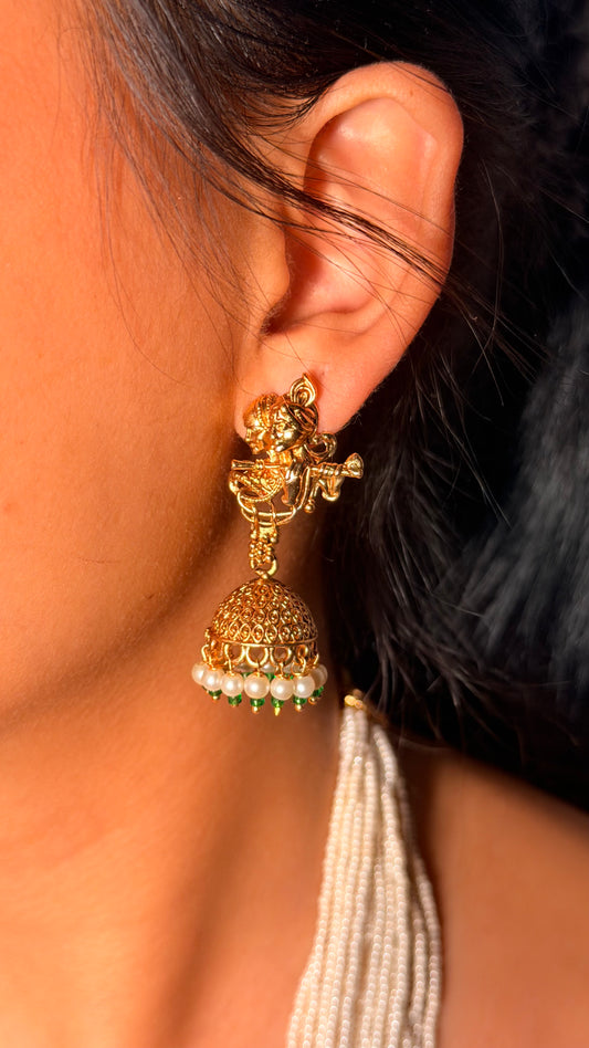 Padmavati Pearl Cascade Long Necklace
